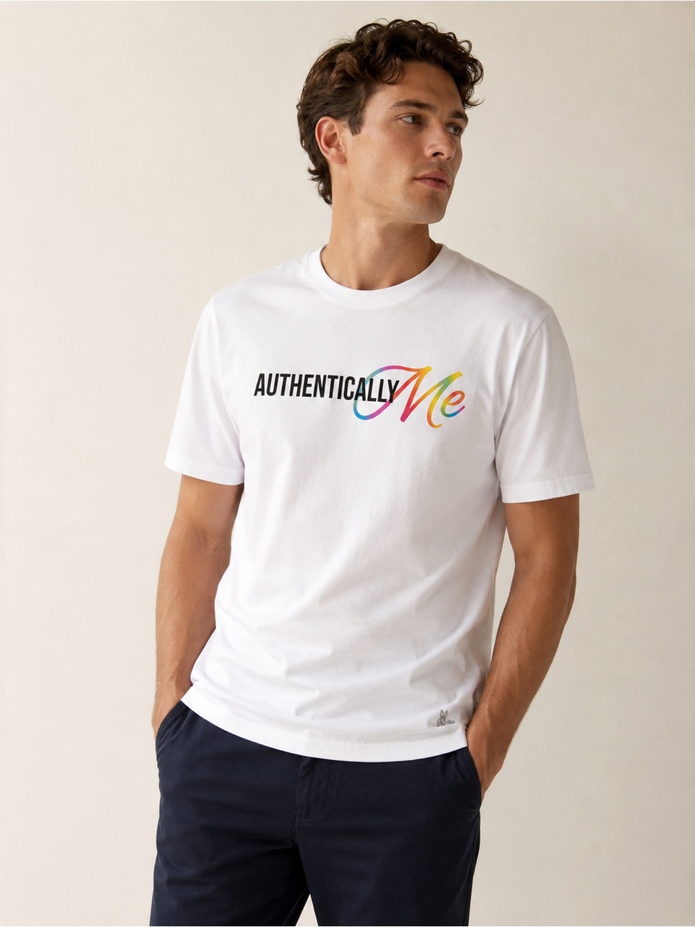 The Phluid Project Authentically Me Gender Free Graphic Tee NWT Size M